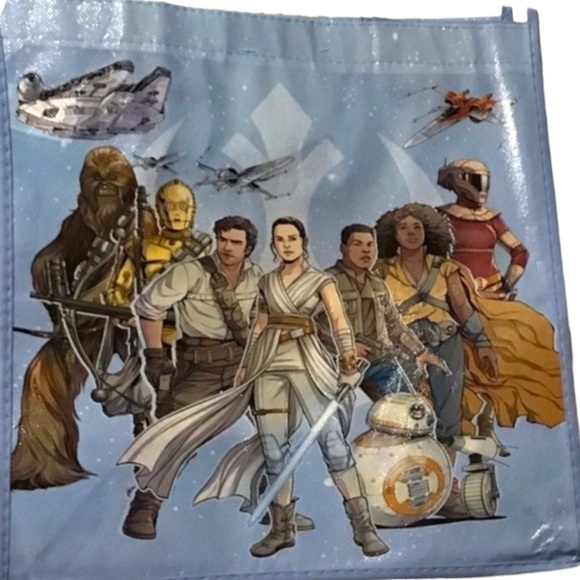 NWT Two Disney Star Wars Tote for Party, Grocery or etc Reusable Bags - Picture 2 of 2